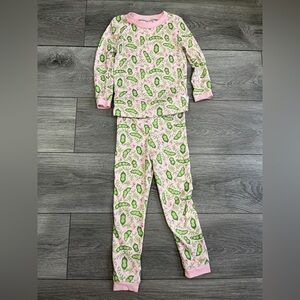 Freestyle Pink and Green Kids Pajama Set